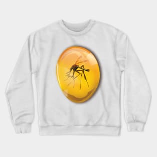 Mosquito in amber Crewneck Sweatshirt